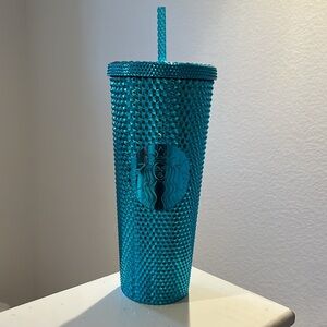 Starbucks Metallic Studded Turquoise Venti Tumbler